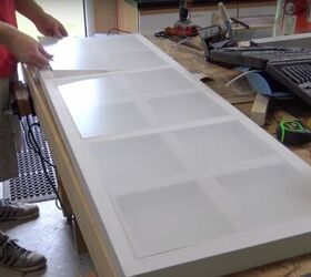 how to build a fun led lighted headboard for your teen, Add Acrylic