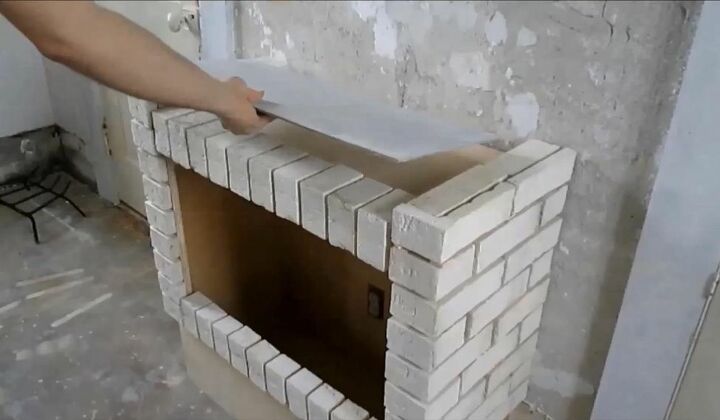 chimenea de cocina de bricolaje, Construir la caja de fuego