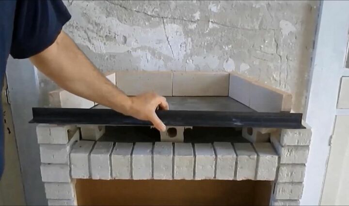 how to build a kitchen fireplace