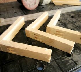 how to make wooden shelf brackets