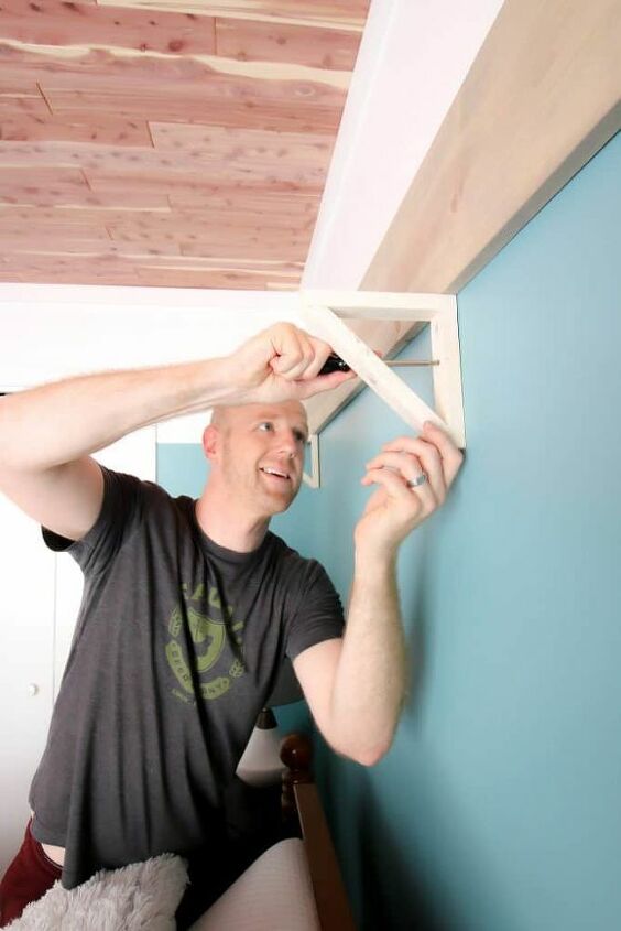 how to make wooden shelf brackets