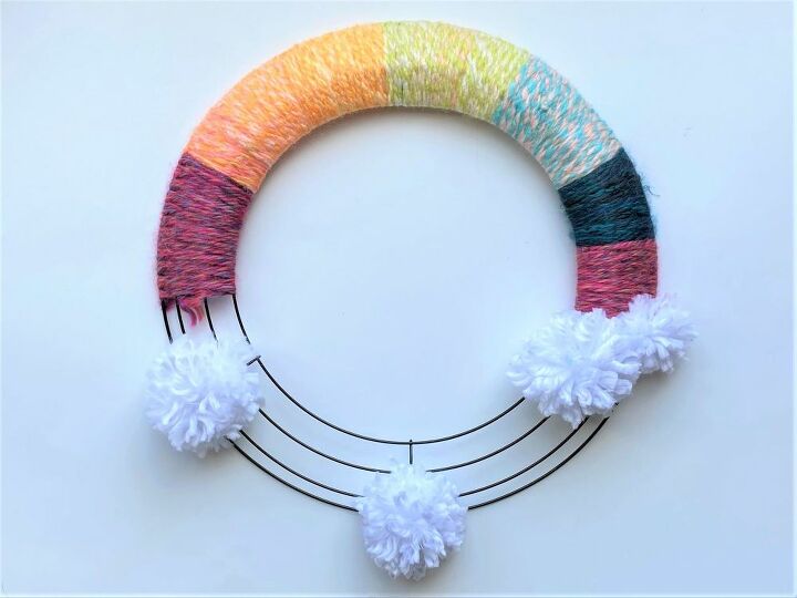 corona arco iris de colores