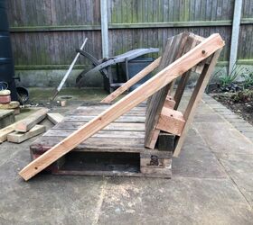 make a swing seat from pallets
