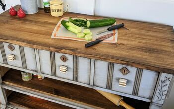 How To Turn An Old Dresser Into A Kitchen Island/Storage Piece