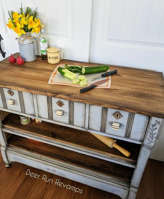 How To Turn An Old Dresser Into A Kitchen Island Storage Piece Diy
