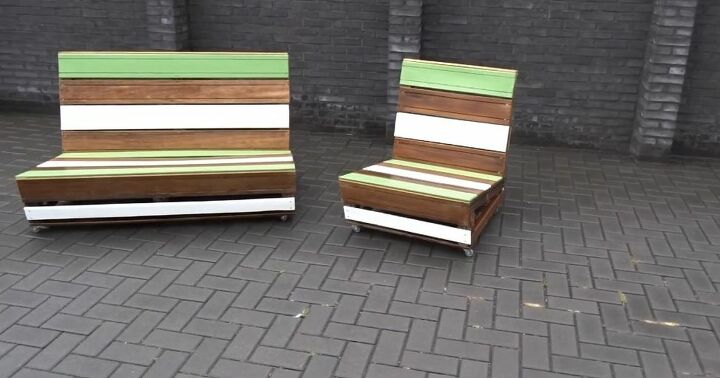 fence to furniture flip diy chairs, Paint the Chairs