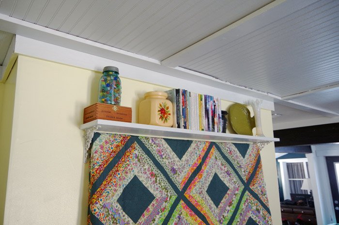 quilt wall hanging retiring an heirloom and adding a shelf
