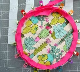 how to sew a circular potholder