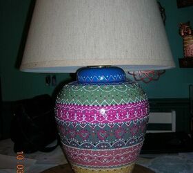 decorated lamps