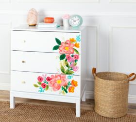 floral painted furniture
