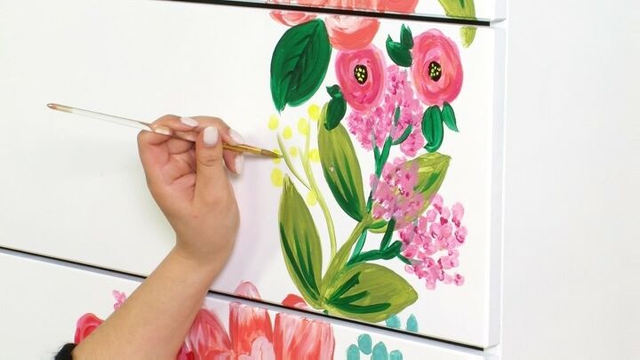 transforme sua casa tcnicas de pintura floral diy