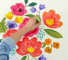transform your home diy floral painting techniques