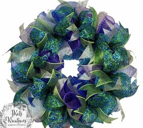 Deco Mesh Ruffle Wreath Tutorial/Mesh Wreath With Ribbon DIY