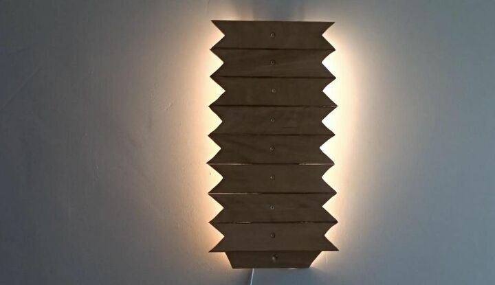 diy lamp from wooden bed slats, DIY Lamp from Wooden Bed Slats