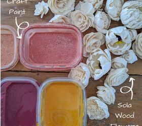 basic tools needed to make a great wood flower arrangement