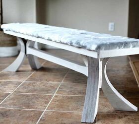 How to Build a DIY Dining Table Bench With Curved Legs