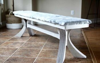 How to Build a DIY Dining Table Bench With Curved Legs
