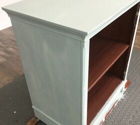 accent cabinet makeover, Accent Cabinet After Second Coat of Paint