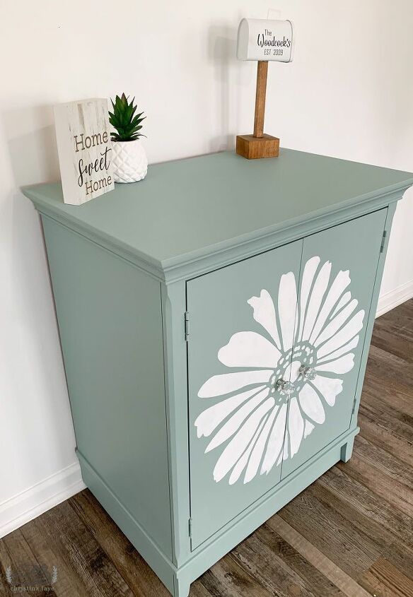 accent cabinet makeover