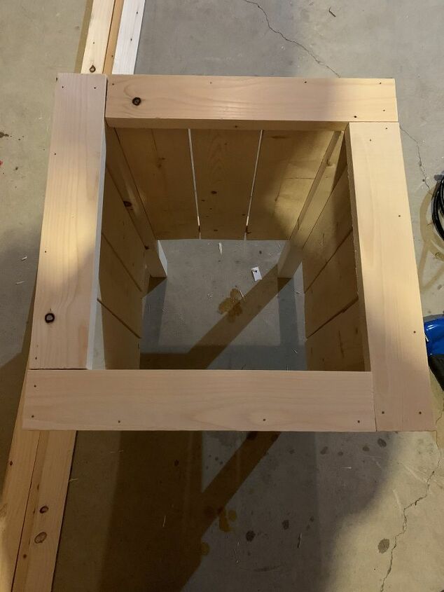 wood porch pot planter box