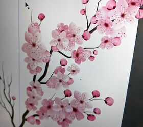 How To Make Cherry Blossom Wall Decor Diy Hometalk