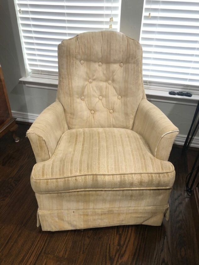 how do i convert a rocking chair into a regular chair