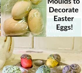 diy easter eggs with clay and moulds