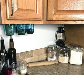 s 15 helpful kitchen organizing tricks you can do in under an hour, Mount Mason Jars for Spice Storage
