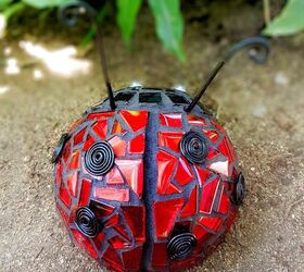 quick easy ladybug mosaic
