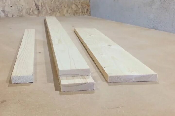 faux window frame with a view, Measure and Cut Wood for Frame