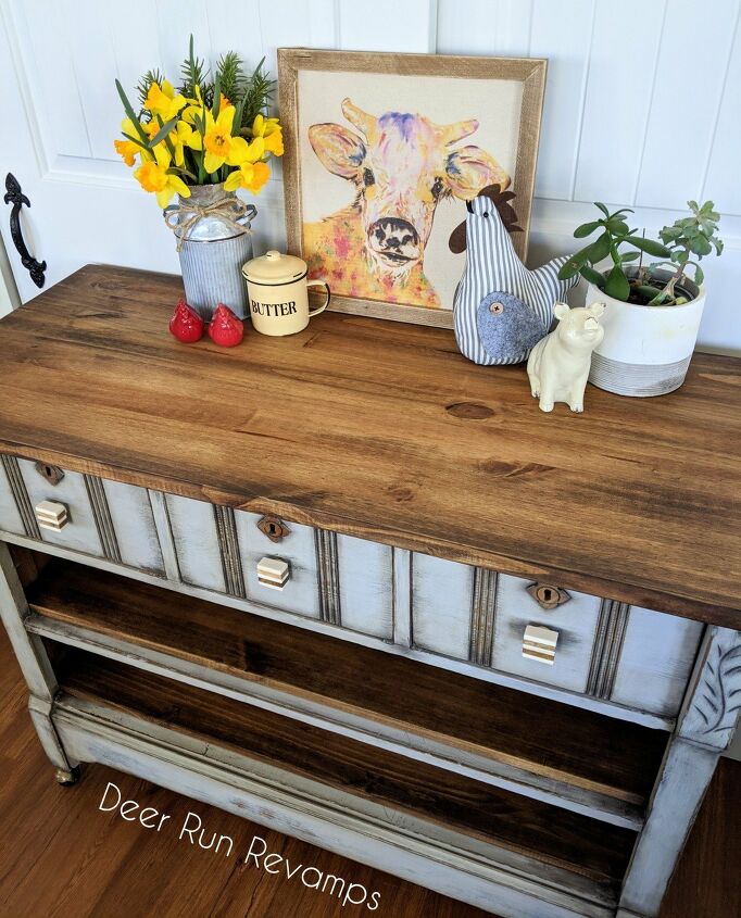 15 of the most beautiful furniture makeovers to inspire you this week, Turn a dresser into a kitchen island