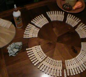 how clothespins help pass time by making a clock