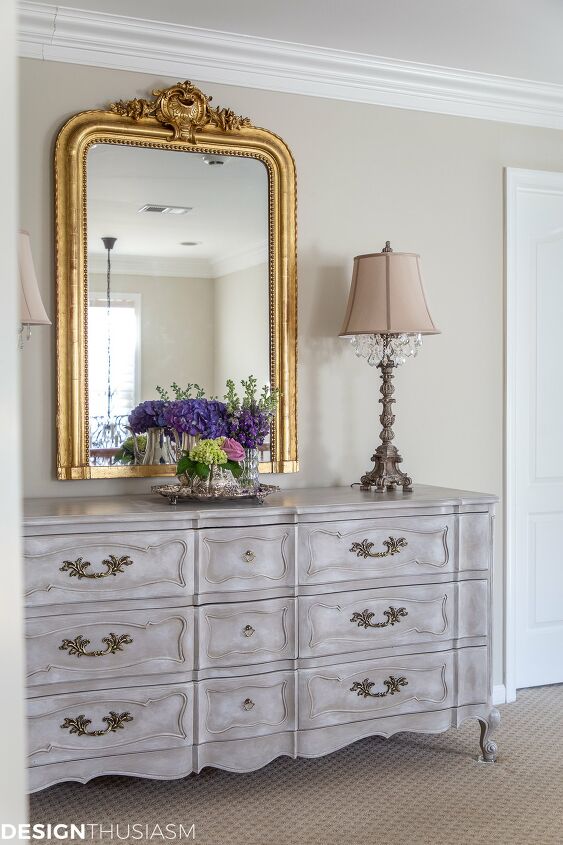 15 of the most beautiful furniture makeovers to inspire you this week, Give a vintage French look to an old dresser