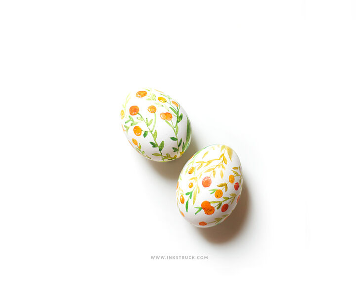 15 tcnicas de decoracin de huevos de pascua que no podemos esperar a probar este ao, Huevos de Pascua de acuarela DIY