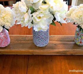 s 15 spring decor ideas that will brighten your home this week, Upcylce mason jars into vases
