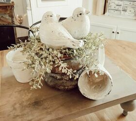 s 15 spring decor ideas that will brighten your home this week, Put together a bird themed centerpiece