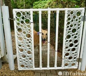 diy pvc pipe gate with snap on hinge