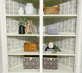 Gray and Blue Laundry Room with Framed Groundworks Hutch Wallpaper Art -  Transitional - Laundry Room