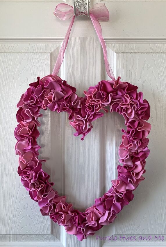 s 13 useful ways to upcycle your empty boxes right now, Create a foam heart wreath