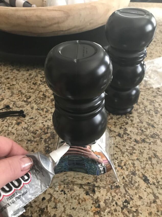 how to make dollar store chunky candle holders