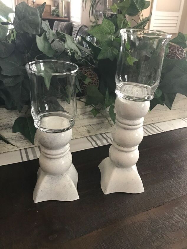 how to make dollar store chunky candle holders