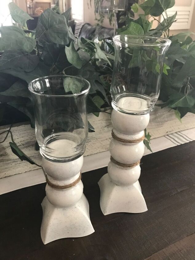 how to make dollar store chunky candle holders