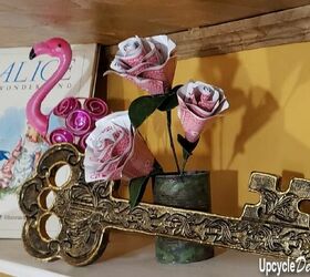 Alice in Wonderland Decor – Craft Room Makeover - Giant Painted Key