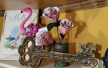 Alice in Wonderland Decor – Craft Room Makeover - Giant Painted Key