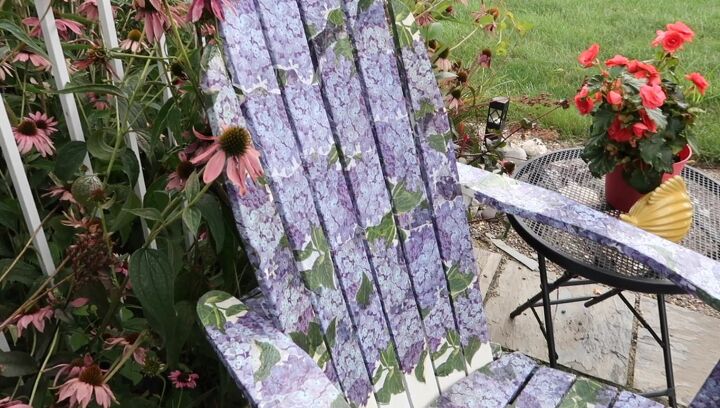 9 magnficas formas de aadir un toque floral a tu casa, Nueva vida para una vieja silla