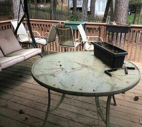 upcycling old patio furniture