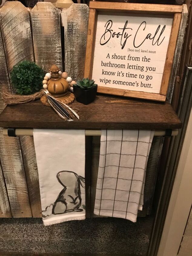 Dollar Store Bathroom Shelf Towel Bar Hometalk dollar-store-bathroom-shelf-towel-bar-hometalk