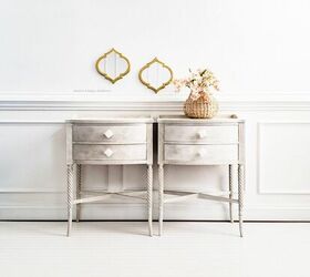 Vintage Mahogany Nightstand Makeover