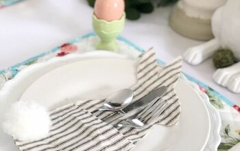DIY Easter Bunny Utensil Holder