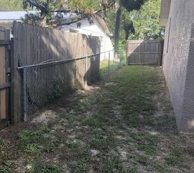 q i need ideas on what we could do with our awful backyard